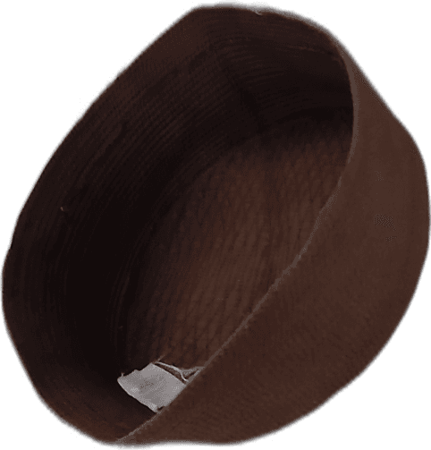 Minimalist Brown Textured Beanie