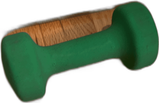 Neoprene Coated Green Dumbbell