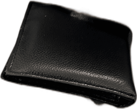 Black Leather Wallet - Loved Hard