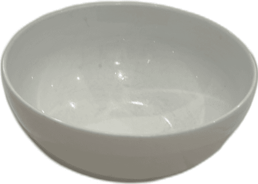 Minimalist White Ceramic Serving Bowl